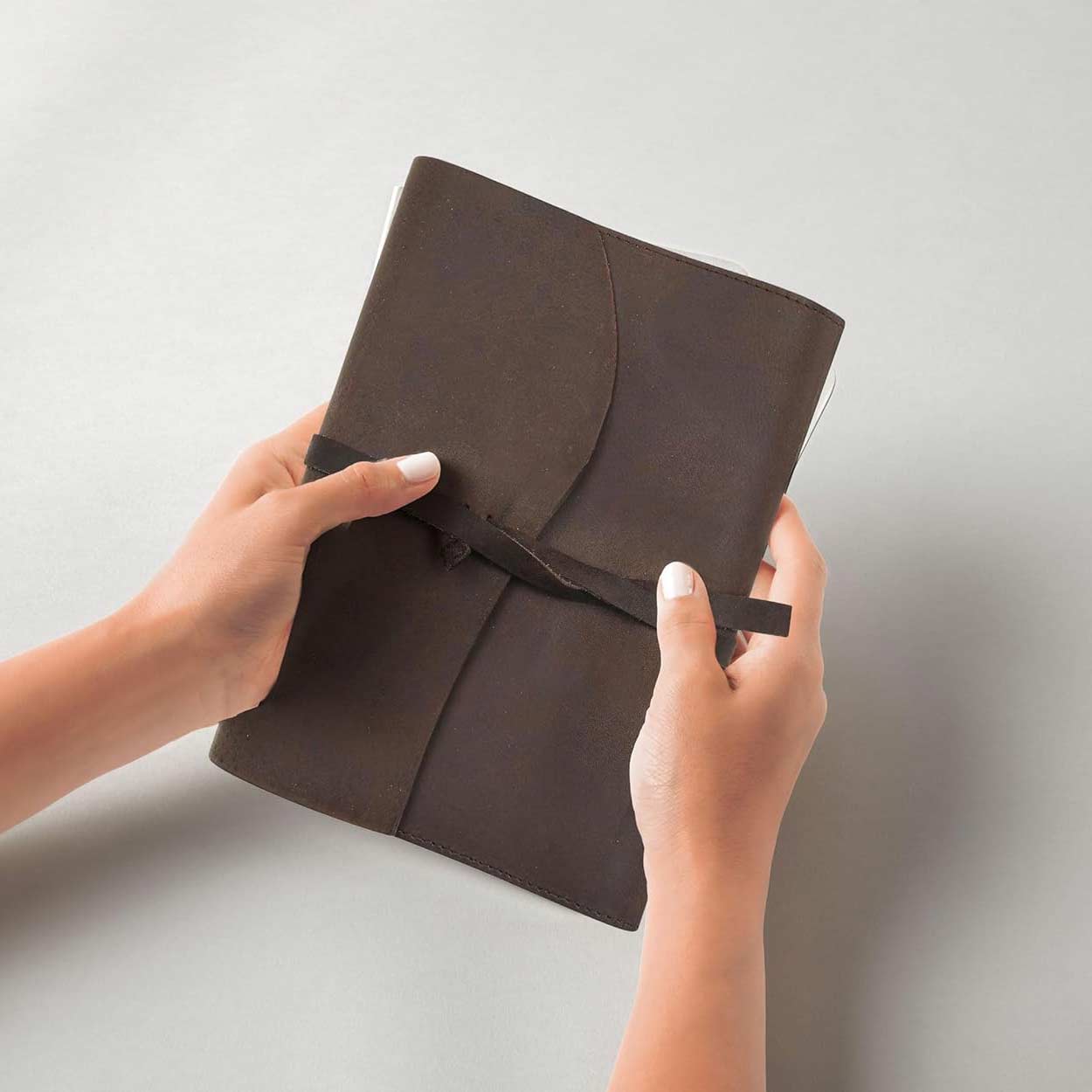 Handmade Leather A5 Journal Cover