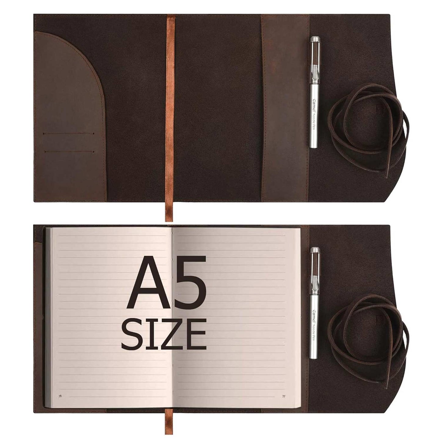 Handmade Leather A5 Journal Cover