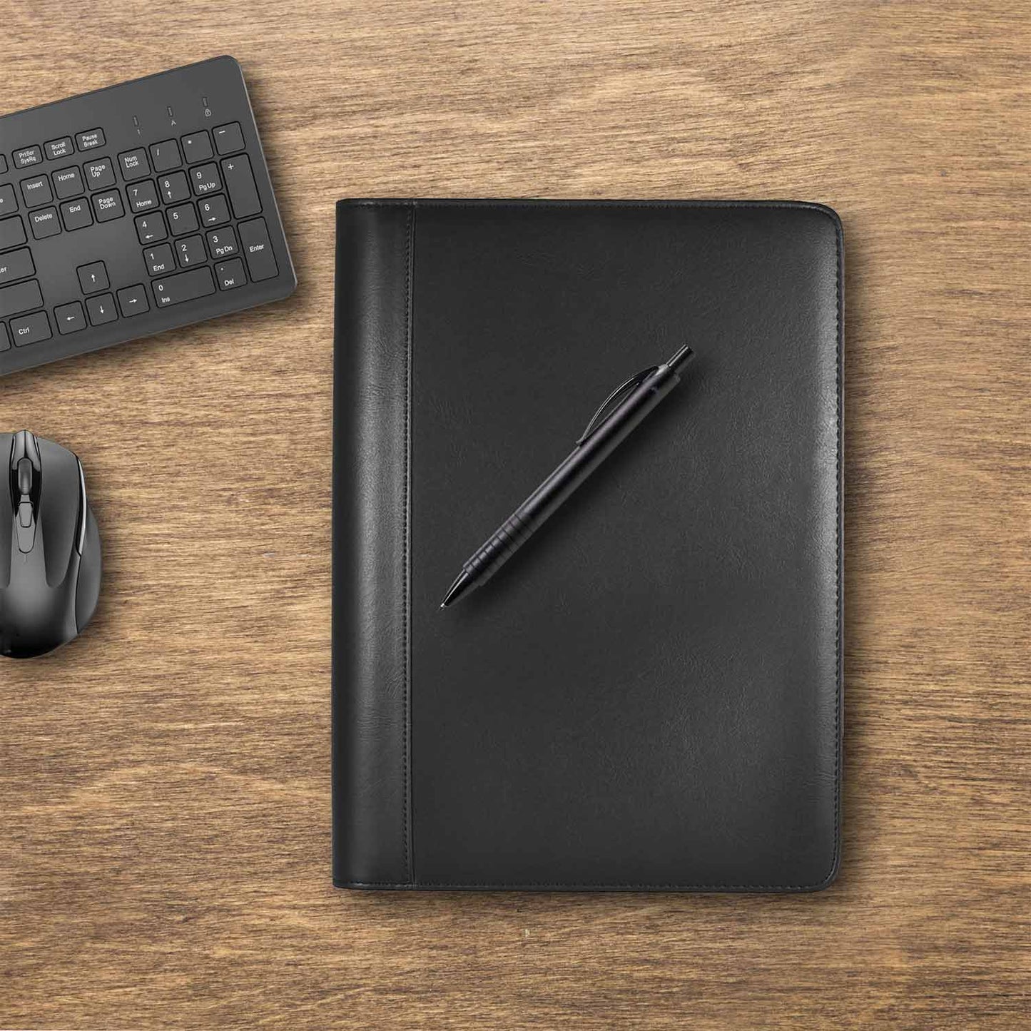 Leather Padfolio A5 - Black