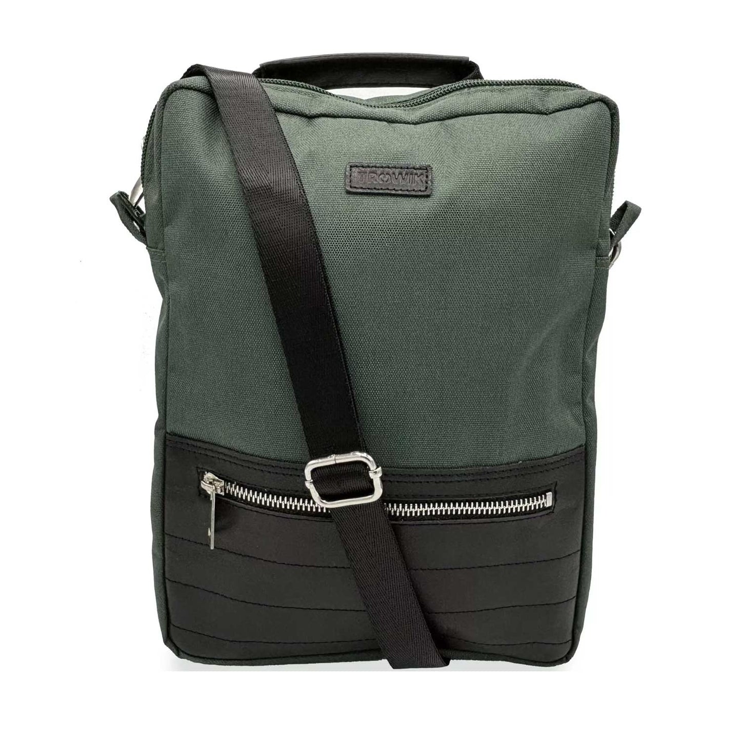 Crossbody Tablet iPad Bag - Olive Green