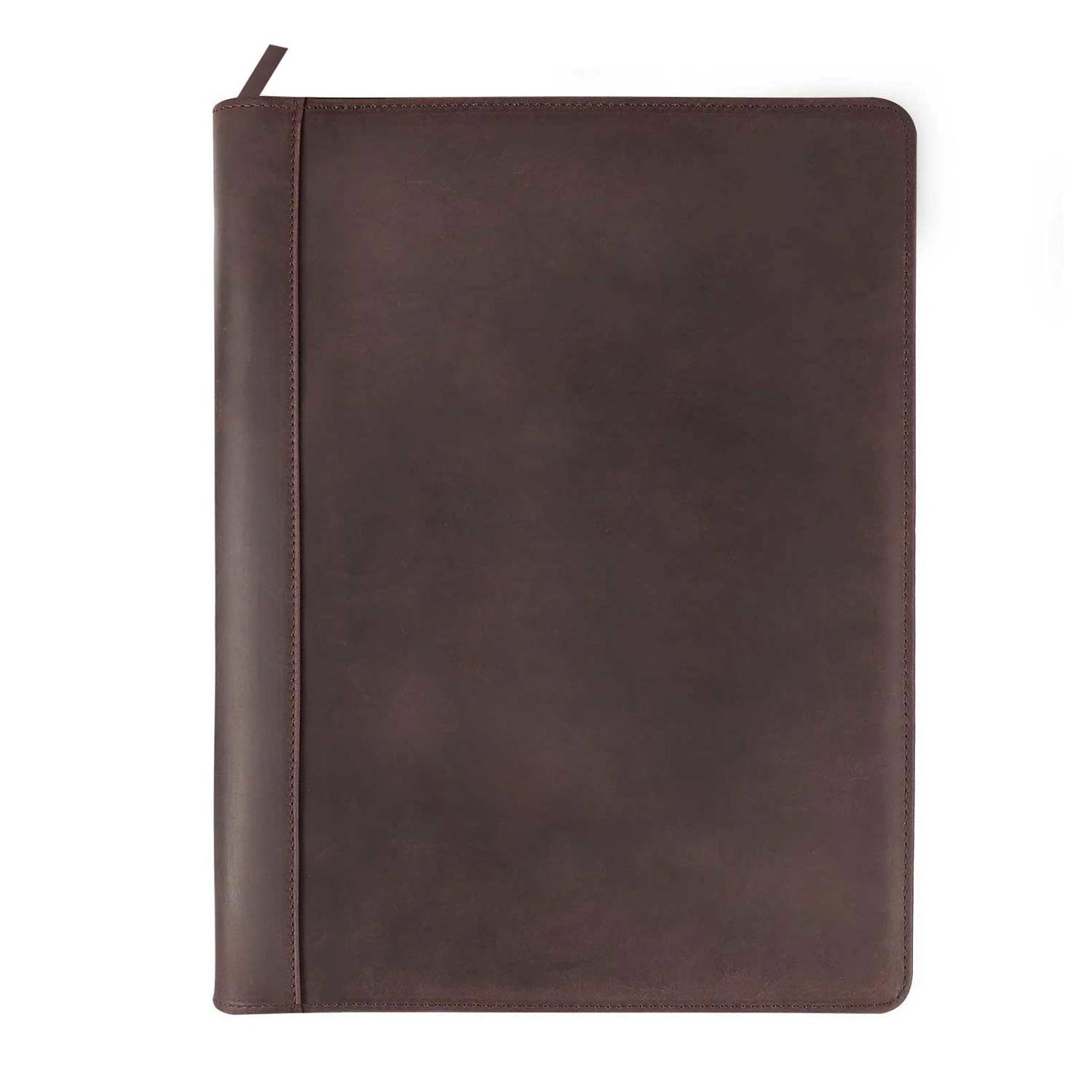 A4 Leather Zipper Portfolio Padfolio - Gower