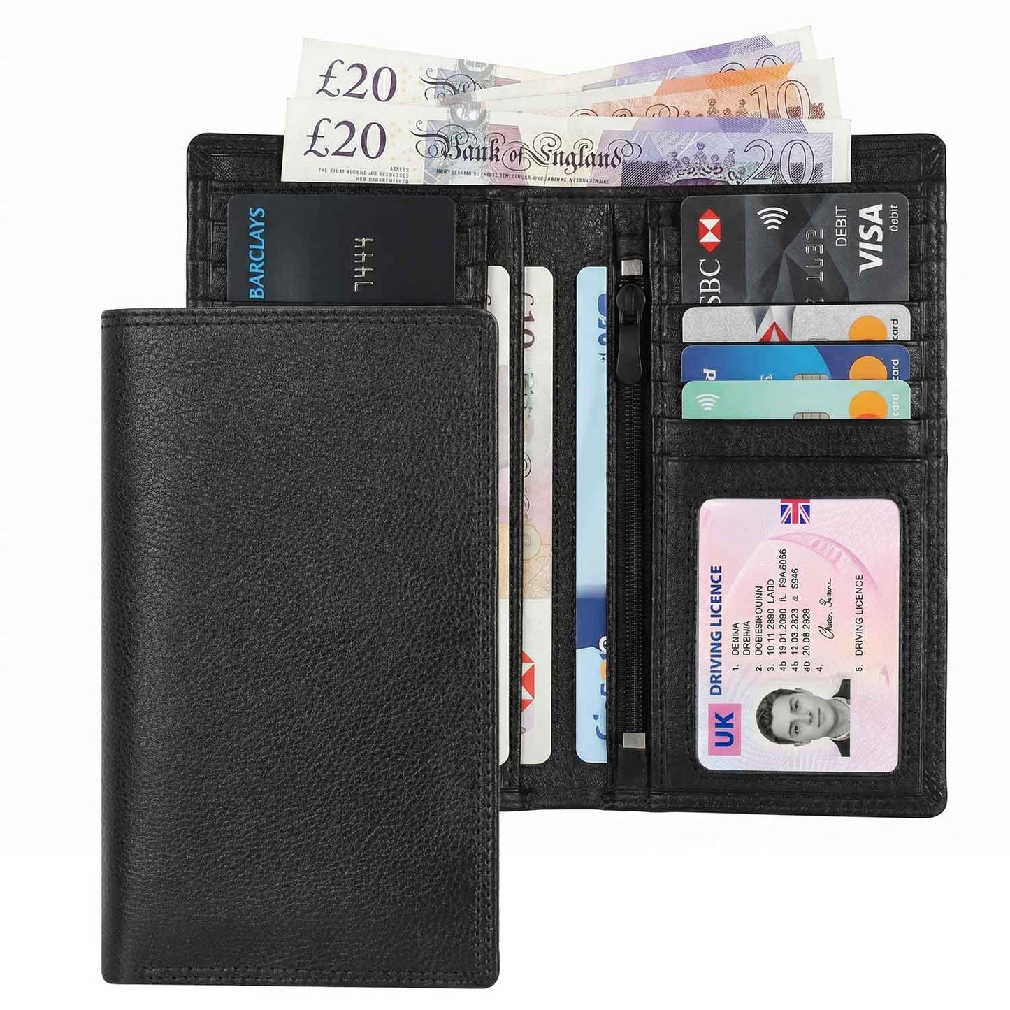 Slim Credit Card Long Wallet