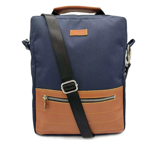 Crossbody Tablet iPad Bag - Blue