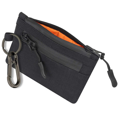 Zip Pouch Card Holder - Black