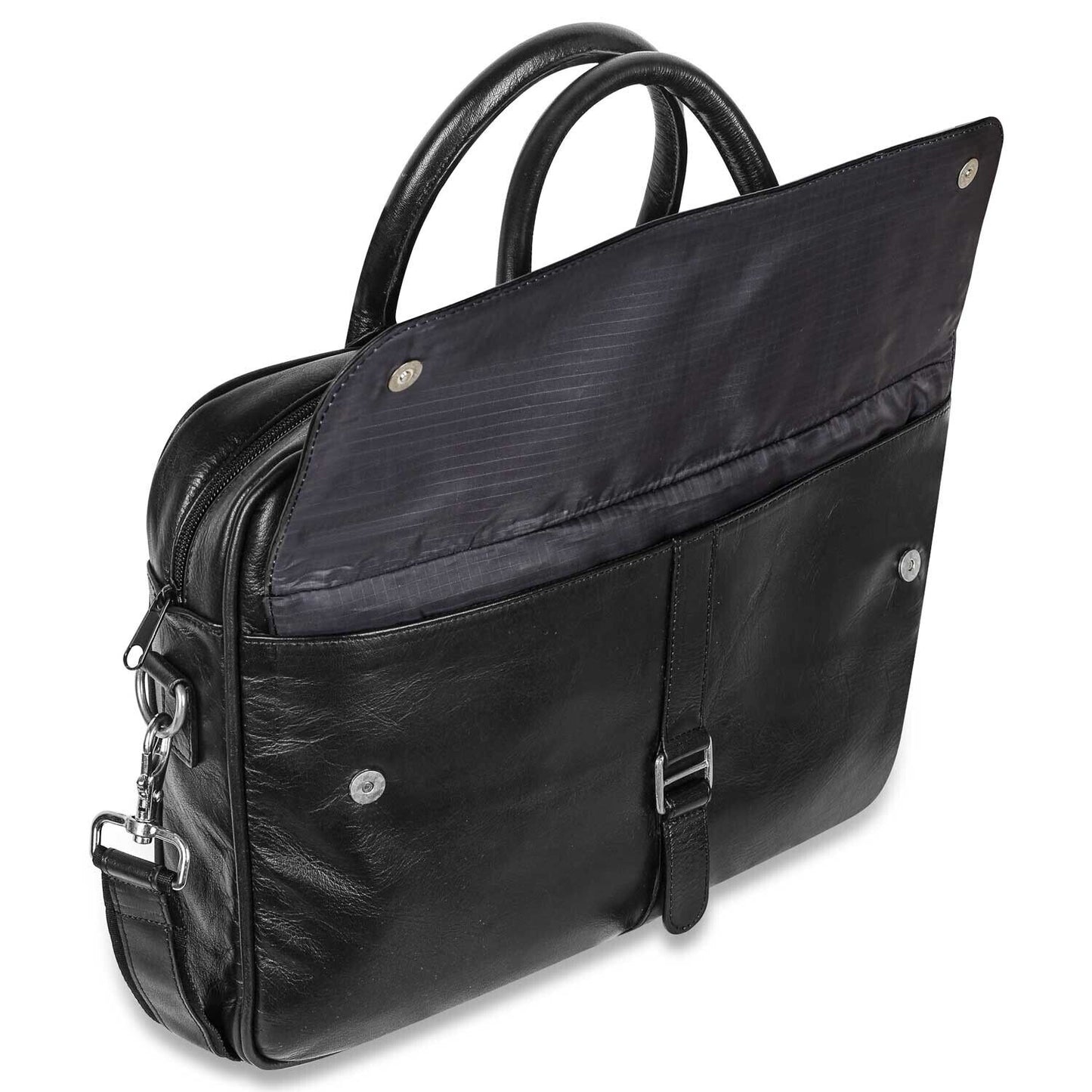 Leather Laptop Business Bag - Henrieta