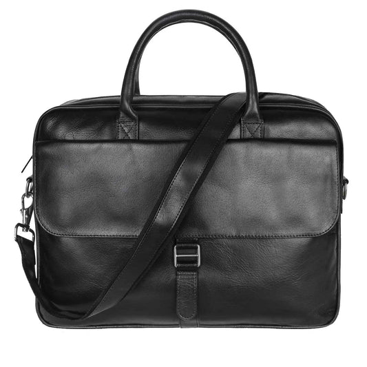 Leather Laptop Business Bag - Henrieta