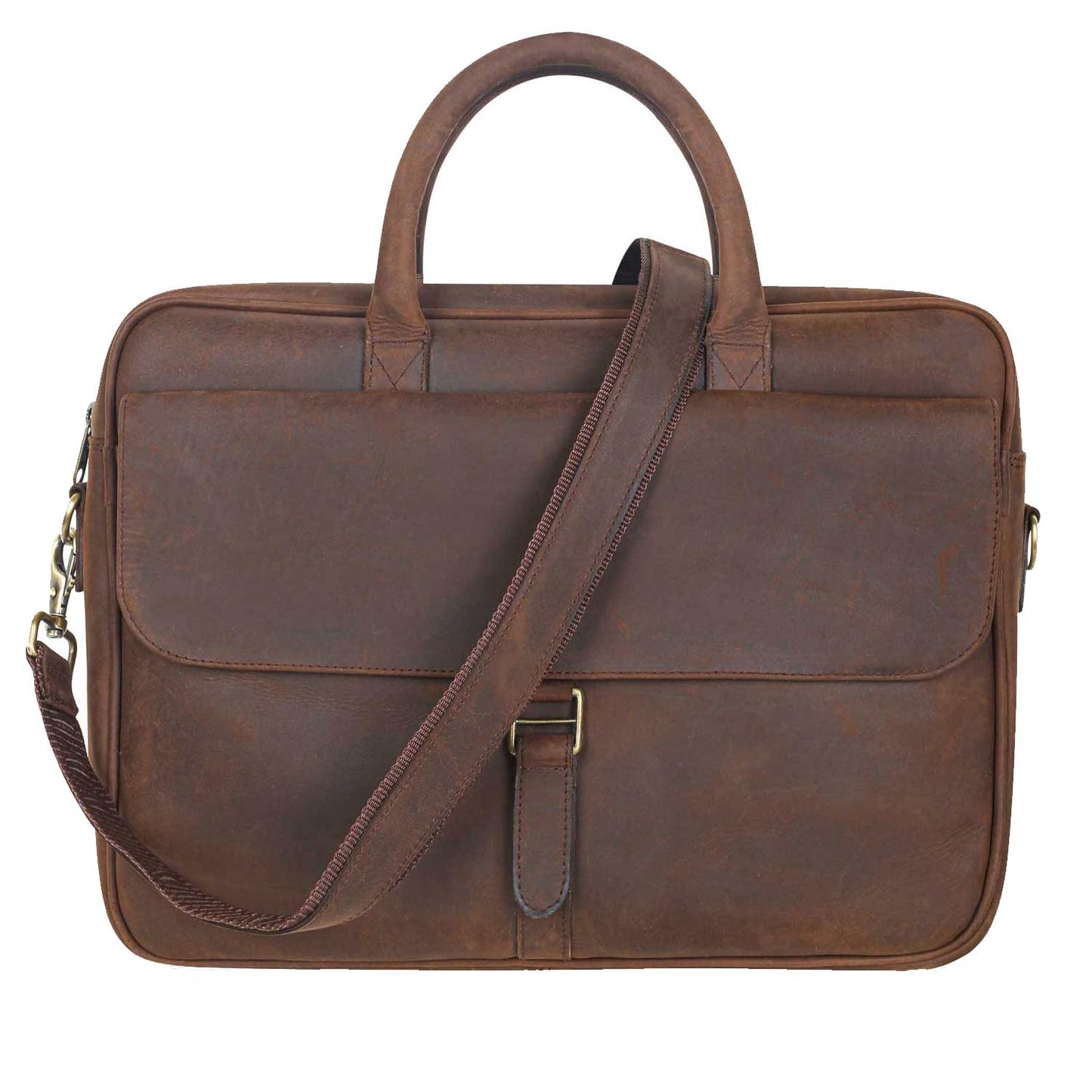 Leather Laptop Bag - Grosvenor