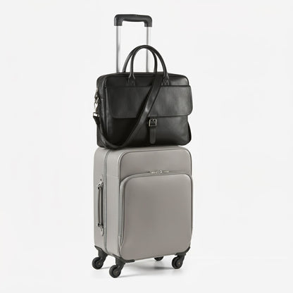 Leather Laptop Business Bag - Henrieta