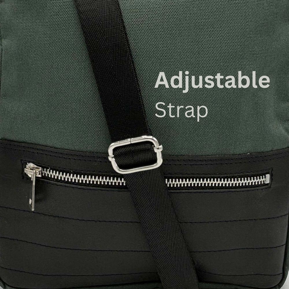 Crossbody Tablet iPad Bag - Olive Green